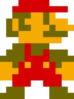 8-bit small Mario